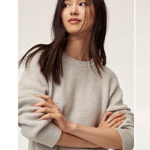 Aritzia Constance Sweater (Heather Birch, S)